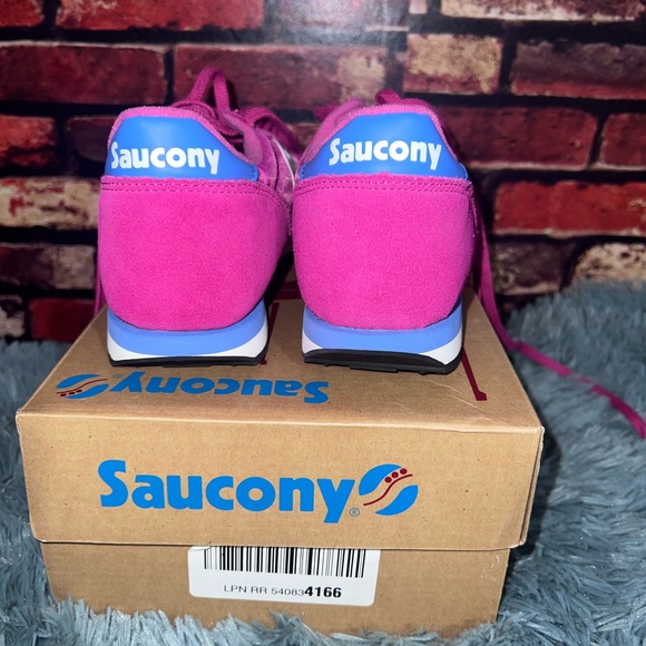 SAUCONY JAZZ ORIGINAL MAGENTA SIZE 6 shoes sneakers girls - Picture 2 of 6